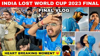 India vs Australia World Cup 2023 Final  Heart Breaking 😭💔 Moment  Icc World Cup 2023 [upl. by Ferri763]