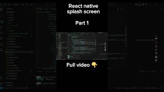 React native splash screen design  reactnative splashscreen relaxwithrk  relaxwithrk [upl. by Acinod]