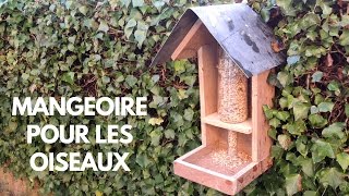 FABRIQUER UNE MANGEOIRE À OISEAUX AVEC PAPA WILD [upl. by Aerdnna]