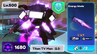 Titan Tv man 20  Energy blade amp Event│🧻WklySkibidi Toilet Battle│Hapeto [upl. by Dita811]