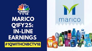 Marico Reports Largely InLine Q1FY25 Earnings Profit Jumps 87 YoY To ₹474 Cr  CNBC TV18 [upl. by O'Mahony408]