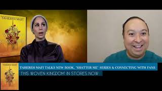 Tahereh Mafi interview for new YA trilogy This Woven Kingdom Shatter Me impact amp fans [upl. by Konikow]