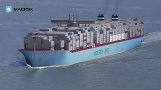 Maersk Line  TripleE The largest most efficient ship in the world [upl. by Oleg]