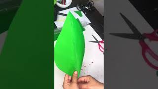 Hoja con papel crespón sin molde diycrafts flores manualidades diy 5minutecrafts [upl. by Riccio]