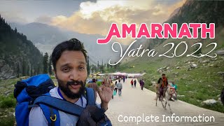 Amarnath Yatra 2022  Amarrnath Trip Vlog  Amarnath Travel Cost  Kedarnath Yatra Information [upl. by Sutsuj]