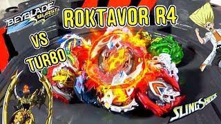 BATTLE Crash Roktavor R4 11Wd VS ALL BURST TURBO  Beyblade Burst TurboSuper Z ベイブレードバースト [upl. by Mills]