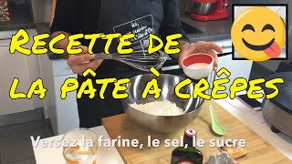 Meilleure recette pâte à crêpes rapide et facile crêpes bretonnes [upl. by Siroled569]