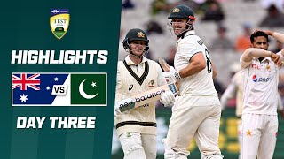 Australia v Pakistan  Second Test  Day 3 [upl. by Jemimah]