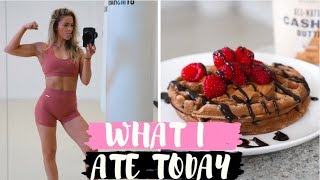 WHAT I ATE TODAY FOR LEAN MUSCLE  Lean bulking ep 16 [upl. by Ellehcer]