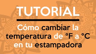 Cómo cambiar la temperatura de °F a °C en tu estampadora Freesub  FREELAND ARGENTINA [upl. by Ariaek365]