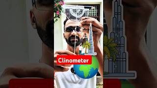 What is clinometer  what is Indian clinometer height and distance trigonometry class10 shortsfeed [upl. by Sokcin]