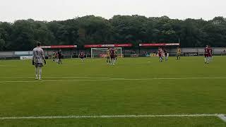 Runcorn Linnets vs Pontefract Colleries Colleries miss penalty and linnets player sent off [upl. by Akamaozu]