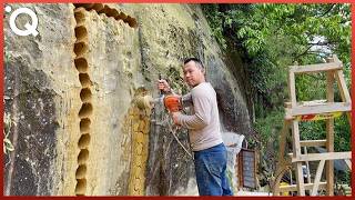 Man Digs a Hole in a Mountain and Turns it Into an Amazing Apartment [upl. by Gary512]