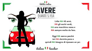 How to use the verb AVERE  Italian for Beginners [upl. by Rehpotsirc611]