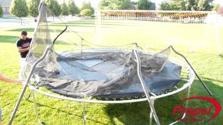 Propel Trampolines Setup Instructions 82014 [upl. by Rialc]