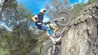 How to ride steep climbs on a trials bike︱Cross Training Trials Techniques [upl. by Idnak]