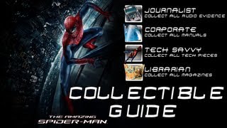 The Amazing Spider Man  Collectible Guide All Collectible Locations [upl. by Rosemary]