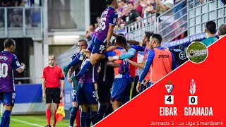 EIBAR 40 GRANADA – VICTORIA MUY IMPORTANTE CON GOLES DE MATHEUS TEJERO STOICHKOV Y BAUTISTA [upl. by Kemble]