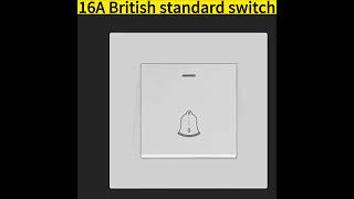 16A British standard switch One open two open single control multiple control three open four open [upl. by Elleynad261]