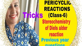 stereochemistry of DielsAlder reaction previous year questions [upl. by Armalla581]