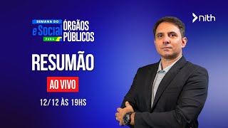 RESUMÃO Semana eSocial para Órgãos Públicos  1212 às 19h [upl. by Senecal]