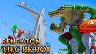 Renekton Tiệc Bể Bơi  Pool Party Renekton  Skins lol [upl. by Lahcear]