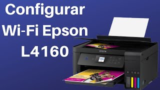 Como conectar impresora Epson L4150 a la red wifi para imprimir sin cables desde el celular o lap [upl. by Grishilde]