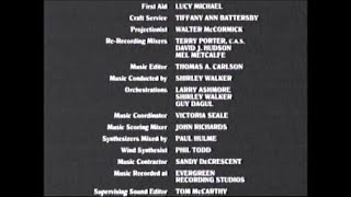 Arachnophobia 1990 End Credits Showtime Mid 2000s [upl. by Faulkner]