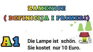 A1 LEKCIJA 13 ● LICNE ZAMENICE U NEMACKOM JEZIKU [upl. by Livvi]