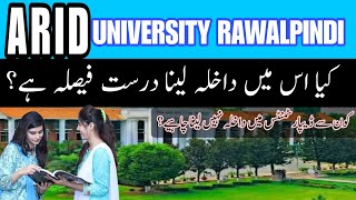 Arid Agriculture University Rawalpindi  Life at PMAS  Admission Guidance  Is it Right Option [upl. by Eiuqram110]