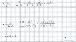 Racionalización de fracciones con radicales [upl. by Curhan]