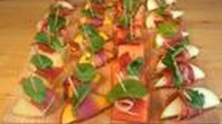 How To Make Fruit And Serrano Ham Canapés [upl. by Schlessel]