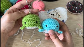 No sew crochet amigurumi whale  step by step guide [upl. by Clawson]