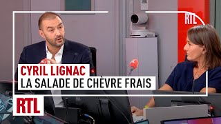 Cyril Lignac  sa recette de la salade de chèvre frais [upl. by Annairdna]