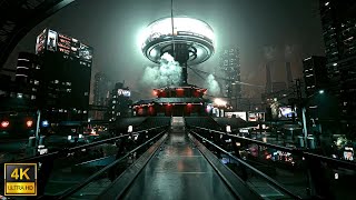 4K Walking around Kabuki Roundabout Night City Cyberpunk 2077  Reshade  POV  No HUD  ASMR [upl. by Aseeram]