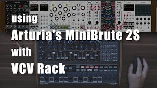 Using Arturias MiniBrute 2S with VCV Rack [upl. by Elohcin]