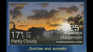 cliMate Animated Weather Widget 38 [upl. by Ayouqat]