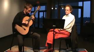 Roland Dyens Masterclass Christopher Jenkins Part 1 at Guitar Rendezvous 2009 [upl. by Arualana]