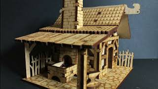 Awesome MDF Terrain for Table Top Wargaming by Tower Rex [upl. by Anaicilef535]