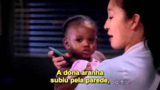 Greys Anatomy 8x05  Meredith Derek and Zola  Legendado [upl. by Siramay]