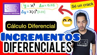 ✅​INCREMENTOS Y DIFERENCIALES Ejercicio 2 𝙎é 𝙪𝙣 𝙘𝙧𝙖𝙘𝙠😎​🫵​💯​ Cálculo Diferencial [upl. by Adnuhs410]