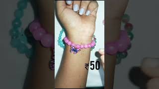 crystal beads bracelet collections✨💥For order8681842477charms beadedbraceletcute [upl. by Hermione]