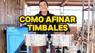 COMO AFINAR LOS TIMBALES [upl. by Ahsatam]