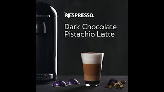 Nespresso Dark Chocolate Pistachio Latte  USA [upl. by Adidnere]