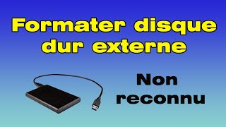 Comment formater un disque dur externe non reconnu et non alloué Windows 10 [upl. by Akiehsat865]