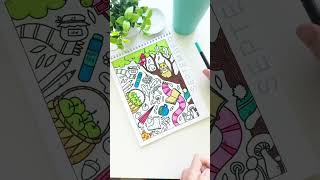 Daily Coloring Calendar Break coloringbooksforadults coloringbookforadults shorts [upl. by Ralston83]