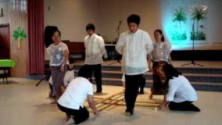 Tinikling Dance Traditional Filipino Folk Dance Cooksville United Church [upl. by Hoxsie582]