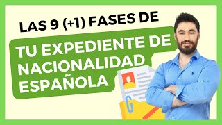 Las 9 1 Fases de Tu Expediente de Nacionalidad Española 🇪🇸 [upl. by Ellinnet]