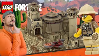 Building Tatooine in Star Wars in LEGO Fortnite [upl. by Adnirolc742]