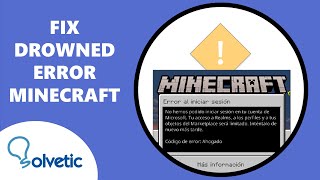 How to FIX DROWNED ERROR MINECRAFT ✔️ [upl. by Bowles]